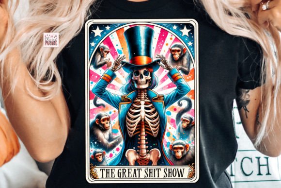 Circus Tarot Card PNG: Your Next Shit Show Design Asset