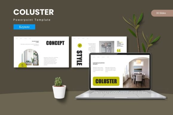 Coluster - Keynote Template: Crafting Presentations with Impact