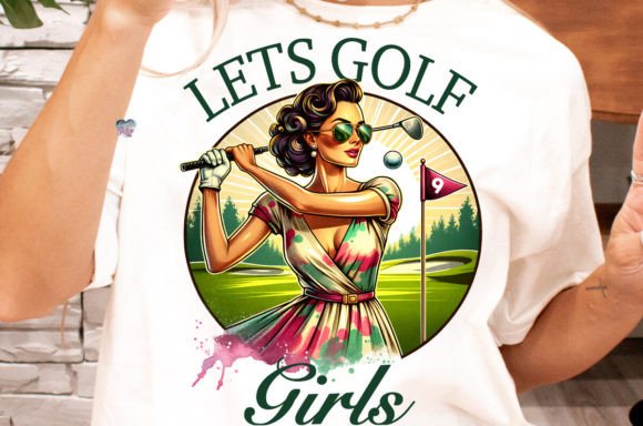 Elevate Your Sports Mom Brand with Lets Golf Girls PNG