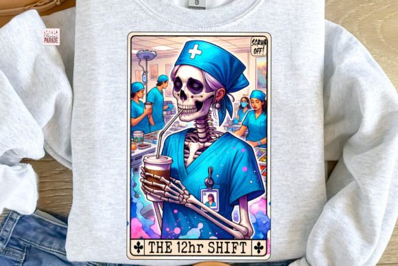 Nurse Tarot Card PNG: Beyond the 12-Hour Shift