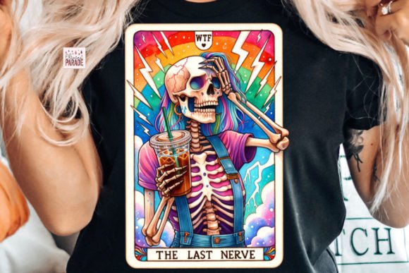 Skeleton Mom Tarot PNG: The Last Nerve for Bold Projects