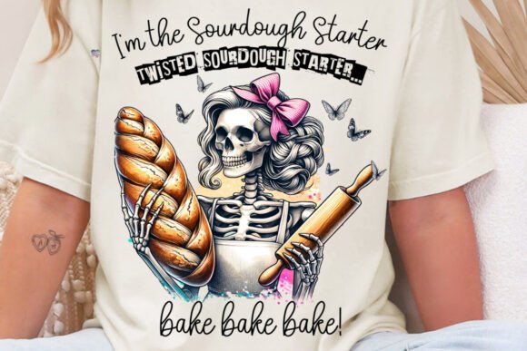 Sourdough Starter PNG Skeleton Baking: A Design Deep Dive
