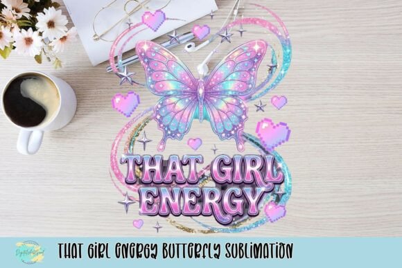 That Girl Energy Butterfly Sublimation: A Design Asset Review