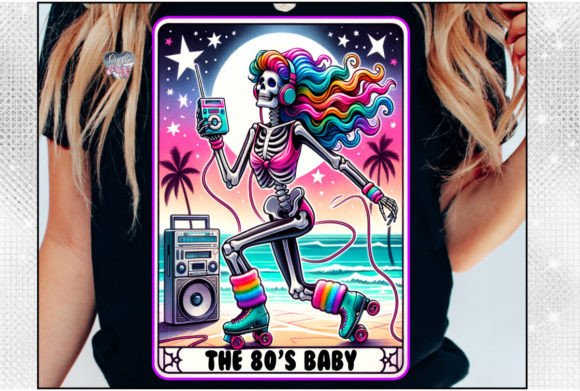 The 80s Baby Tarot Card PNG Generation X