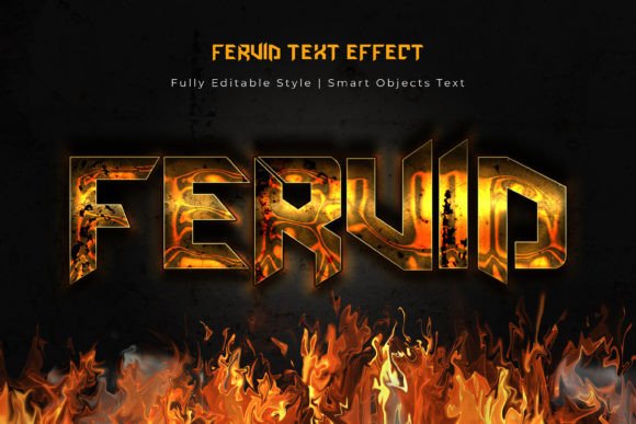 Transform Your Text Instantly with Fervid PSD Style